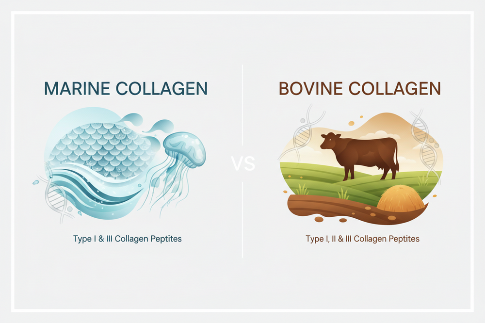 Marine Collagen vs Bovine Collagen