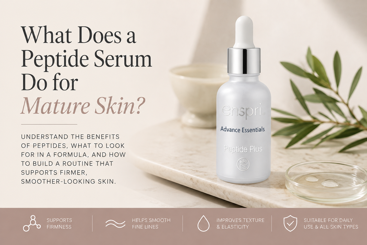 What Does a Peptide Serum Do for Mature Skin?