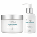 Ultra Collagen Mask in a professional jar and Vital Hydrator in a white pump bottle for home mask treatment for skin elasticity and deep hydration.
